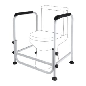 دستگیره توالت فرنگی وسیله کمکی برای دستشویی سالمندان، معلولین یا افرادی که نشست و برخواست روی توالت فرنگی برای آنها سخت است. در همین راستا چهارچوب کمکی توالت فرنگی برای راحتی این دسته از افراد طراحی شده است.